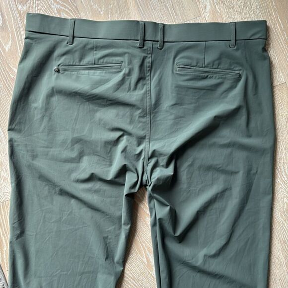 Greyson Men's Montauk Sport Tailored Performance Trouser 40x32 Teal Grey - Picture 7 of 14